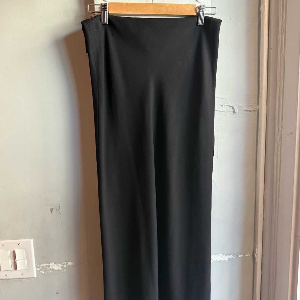 Ann Demeulemeester Black Wool Skirt